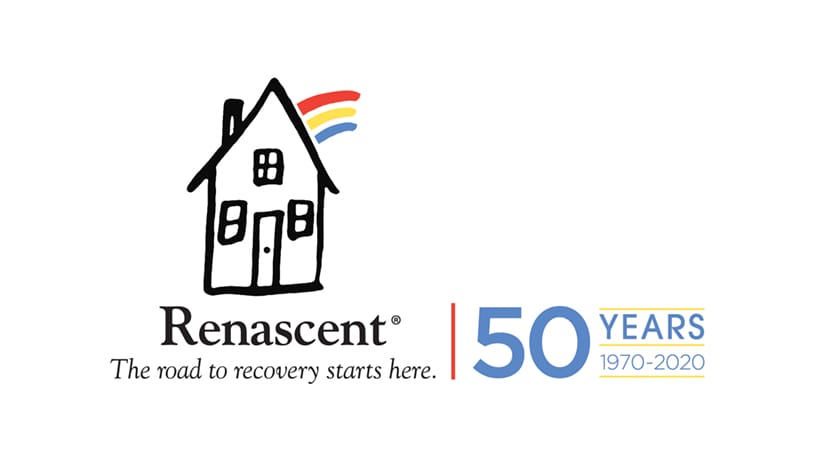 Renascent 50 Years logo