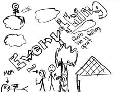 Drawing with the words