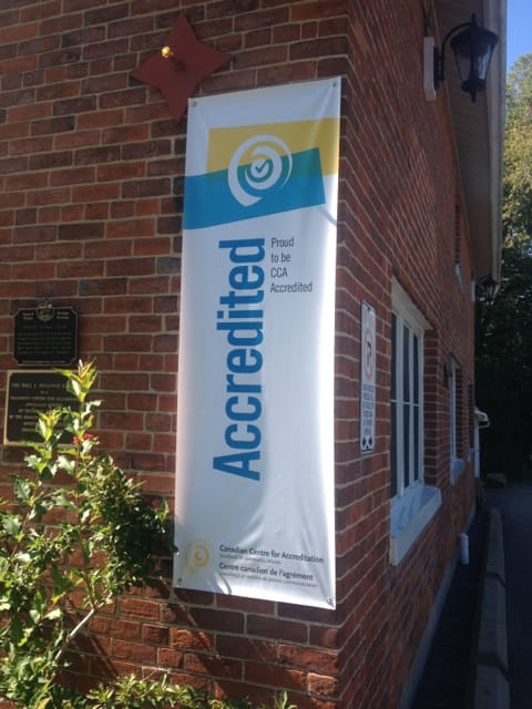 Canadian Centre for Accreditation banner