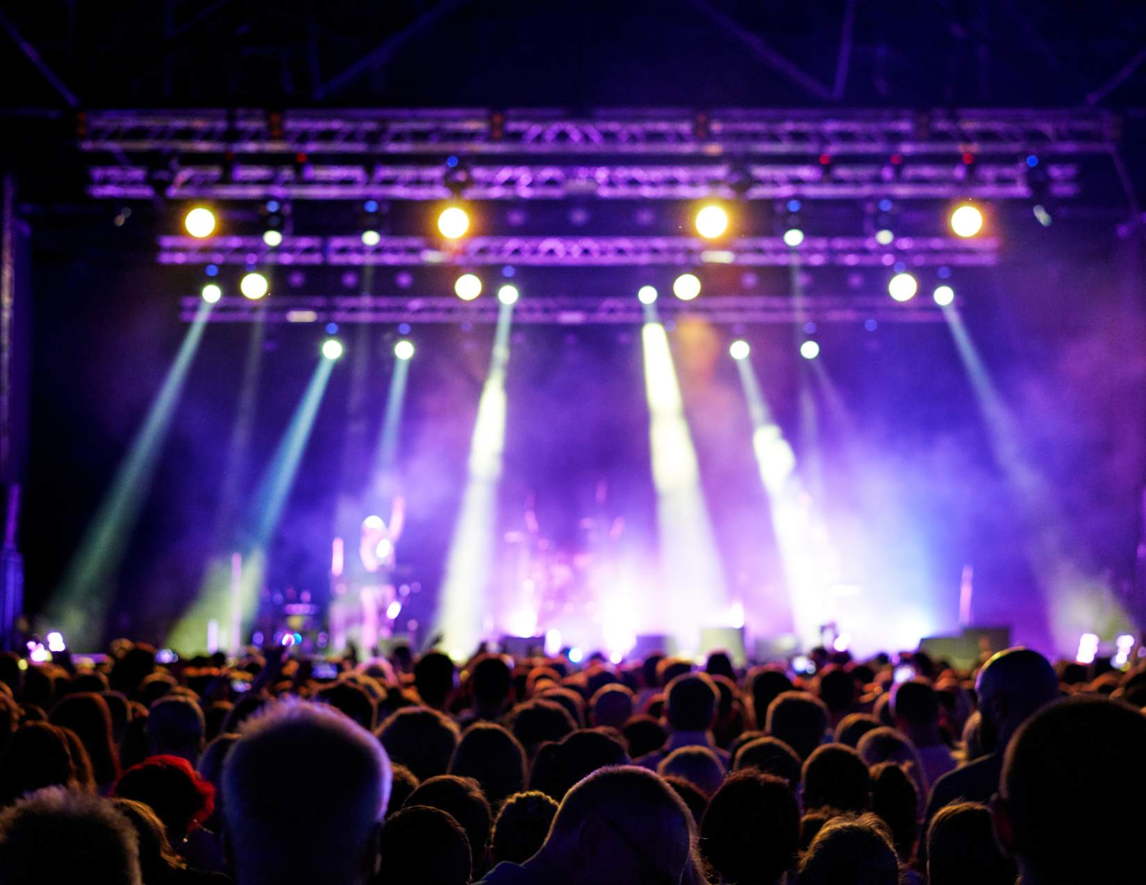 Lights and crowd